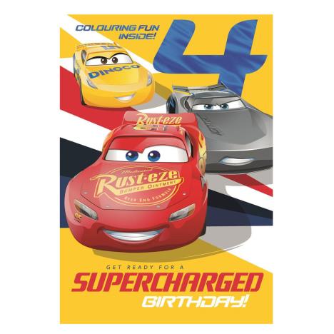 Disney Cars 4th Birthday Card £1.90